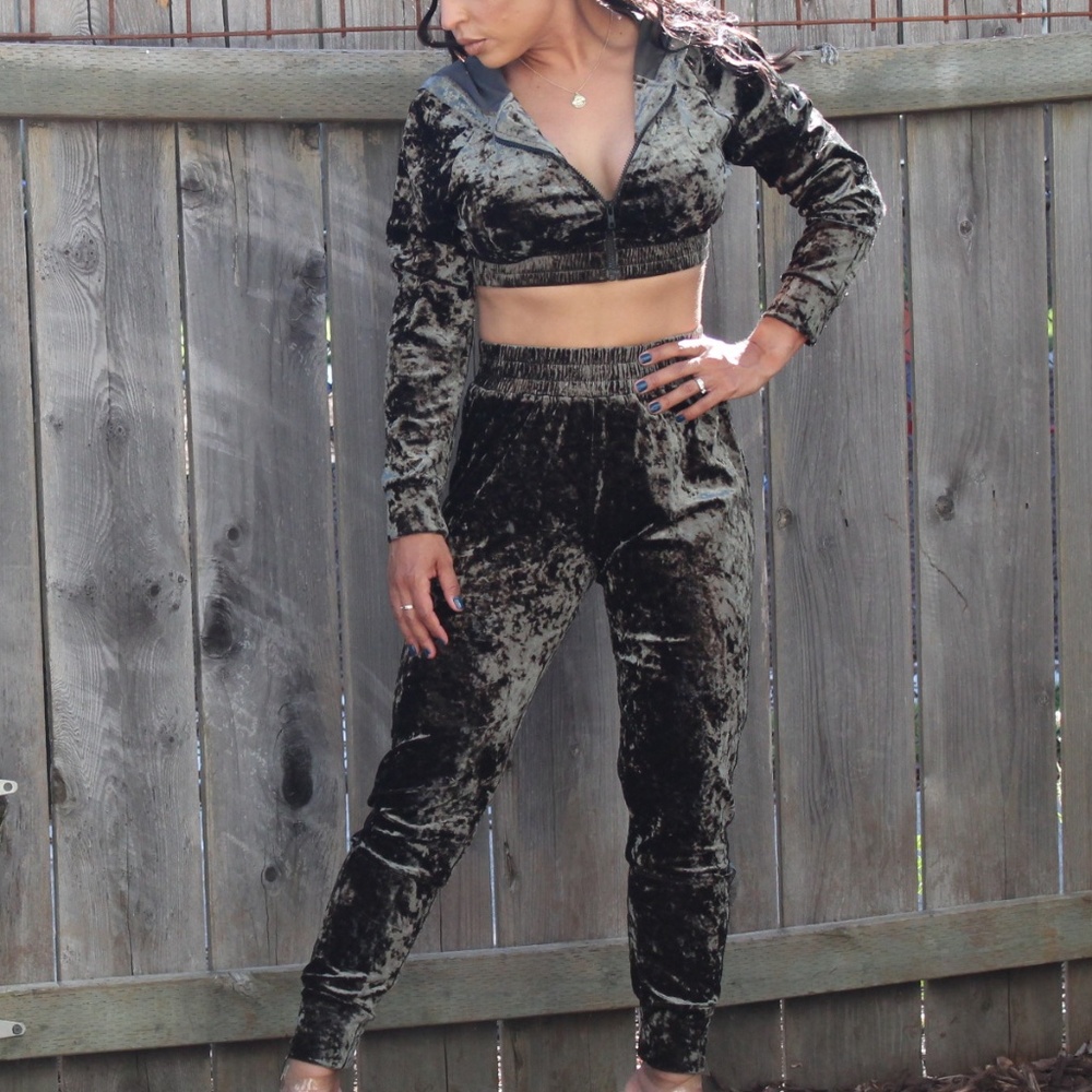 Green Pants Set